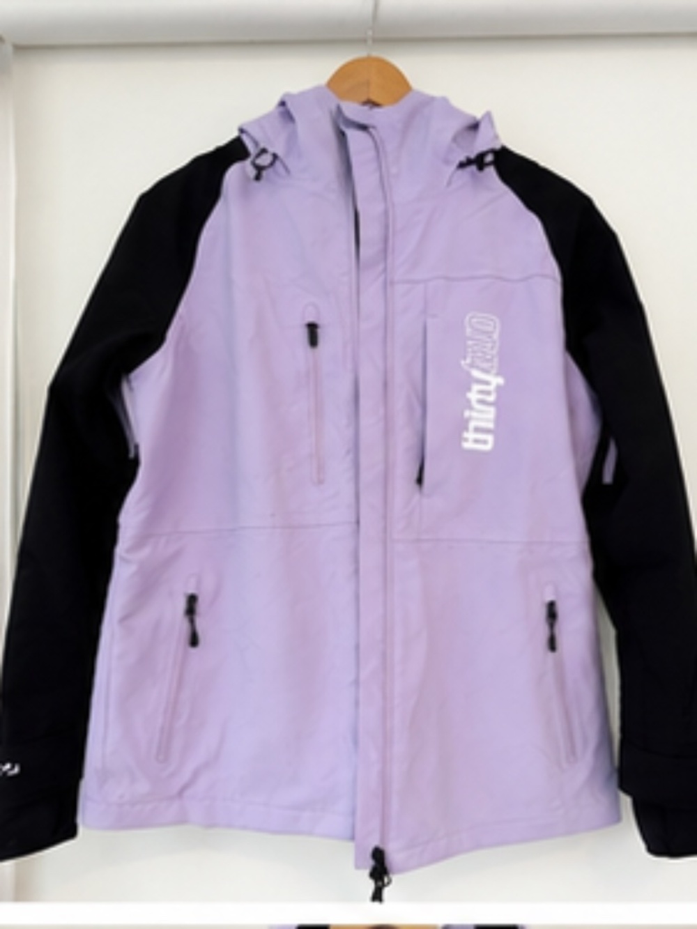 ThirtyTwo Nova Women’s Snowboard Ski Jacket Lavender Black Size S 15K
